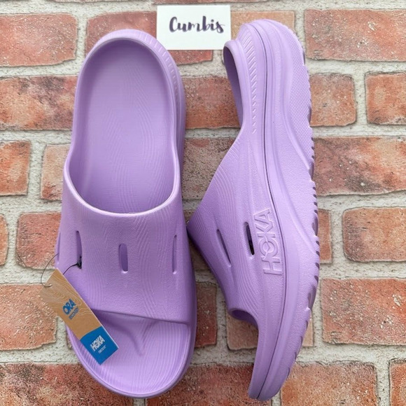Hoka Ora Recovery Slide 3 Men's Size 11/ W 13 Sandals -Violet FL1123C - Picture 1 of 11